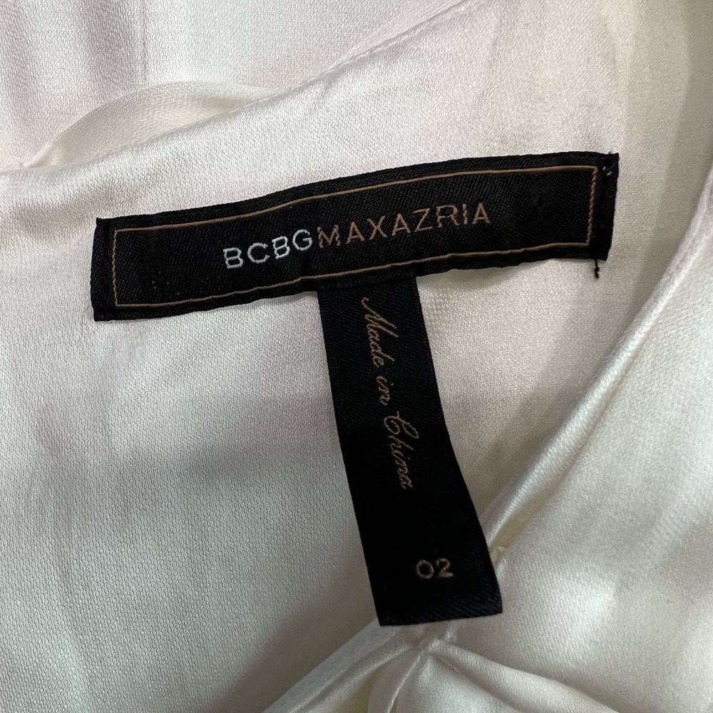 BCBGMaxAzria Ivory Ruffled Mini Dress - Picture 5 of 5